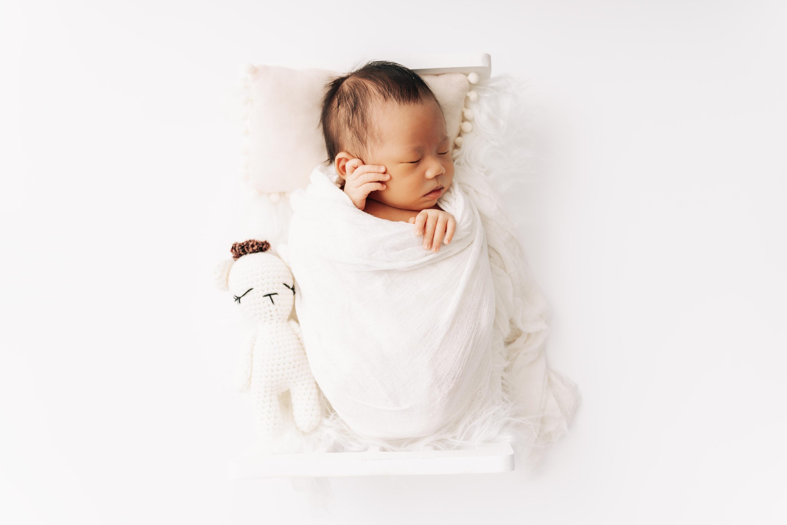 newborn photography Toronto white studio